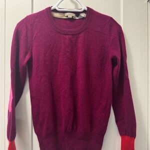 Burberry Women's Fuchsia Sweater